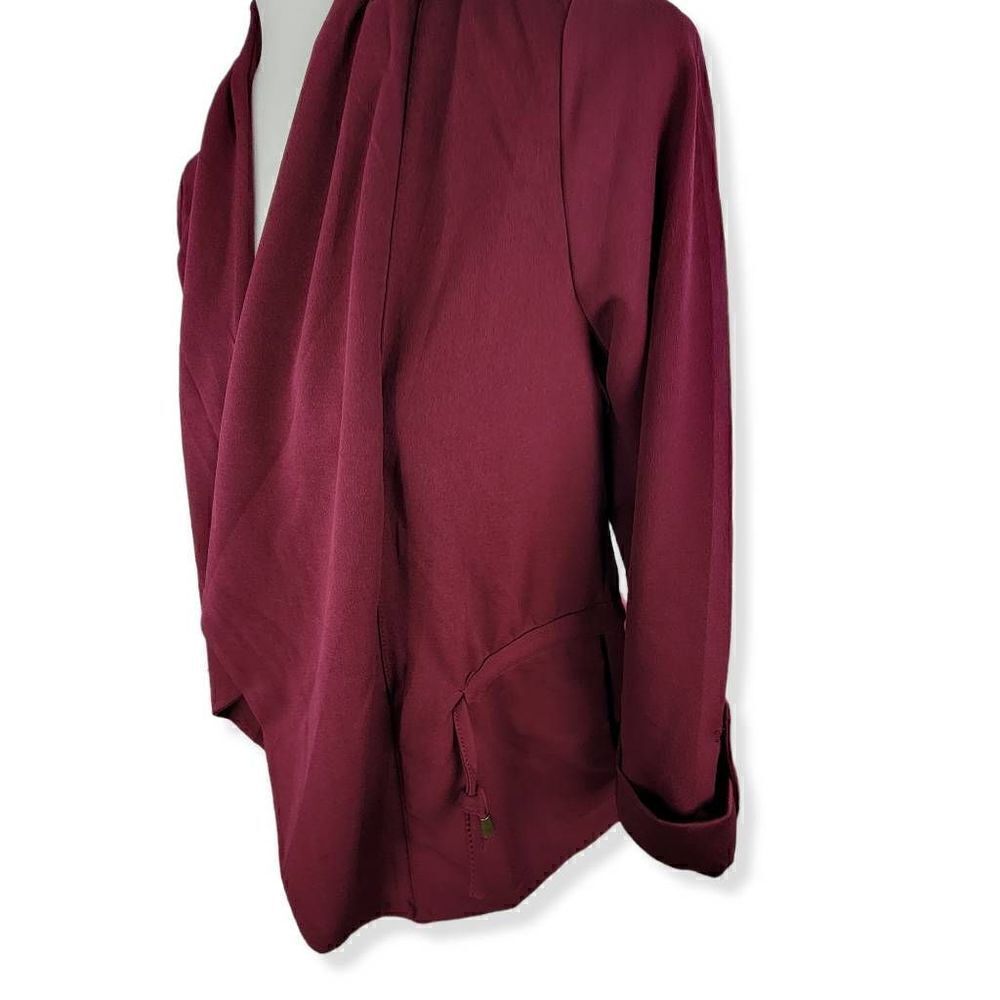 Mine Drapped Open front Light Jacket Small - Picture 3 of 5